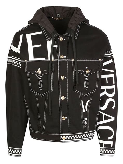 versace women's jeans midrise size 0|Versace denim jacket women.